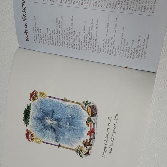 VTG "The Night Before Christmas" Book Children's Santa Story Clement C. Moore - Picture 14 of 17